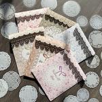Vintage Lace Scrapbook Stickers - 180pcs