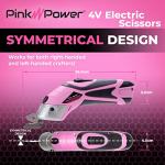 Pink Power Electric Scissors for Scrapbooking