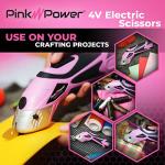 Pink Power Electric Scissors for Scrapbooking