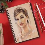 MISULOVE Colour Charcoal Pencils Drawing Set, Skin Tone Pencils, Pastel Chalk for Sketching, Drawing, Shading, Coloring, Layering & Blending for Beginners & Artists(12 Colors)