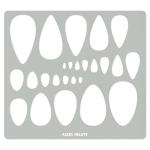 Aleks Melnyk Metal Teardrop Earring Stencil