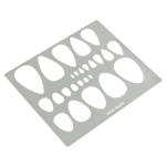 Aleks Melnyk Metal Teardrop Earring Stencil