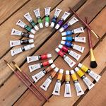 Royal & Langnickel WAT24 Watercolor Artist Tube Paint, 12ml, Pack of 24 colors