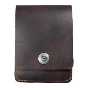 Hide & Drink, Vertical Front Pocket Wallet Handmade from Full Grain Leather (Bourbon Brown)