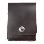 Hide & Drink, Vertical Front Pocket Wallet Handmade from Full Grain Leather (Bourbon Brown)