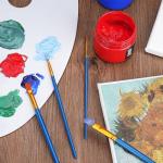 Paint Brushes for Acrylic Painting, Paint Brush Set - 60Pcs, Paint Brushes for Kids, Oil, Watercolor, Perfect Suit of Art Painting, Rock Body Face Nail Art, Best Gift for Kids Adult Drawing