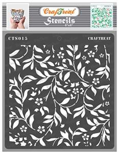 DIY Craft Stencils: Flourish Background for Scrapbooking