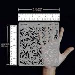 DIY Craft Stencils: Flourish Background for Scrapbooking