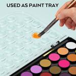 Nicpro Watercolor Paint Set, 48 Water Colors Kit with 8 Squirrel Brushes, Palette, Watercolor Pen, 25 Art Pad Paper, 2 Art Sponges, Non-toxic Painting Supplies for Kids, Adults, Beginners, Artists