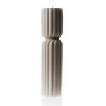 LAWA Spiral Spire Candle - Large Beautiful Handmade Pillar Scented Soy Wax Candle Elegant Bubble Aesthetic Candle Housewarming Gift Home Room Shelf Decor Idea White (Large, White)