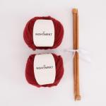 NGHTMRKT Scarf Knitting Kit for Beginners Adults - Learn to Knit with this Starter Knitting Kit including Yarn and Needles. Our Complete Beginners Knitting Kit is the ideal DIY Arts & Crafts Scarf Kit