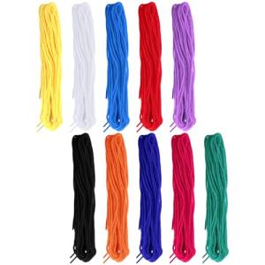 Timgle 200 Pcs Tipped Lacing Yarn for Kids Colored Threading for Beading Colorful Craft String Creative Beading Cord for Weaving Jewelry Making Crafts Arts Stringing Projects Supplies Motor Skills