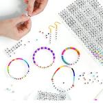 ARTDOT 1400 PCS Letter Beads, 28 Styles Friendship Bracelets Assorted Alphabet Beads Preppy Beads Jewelry Making Kit with Beads Case for Teen Girl Gifts Ages 6 7 8 9 10 11 12