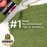 Red Heart Super Saver Yarn, 3 Pack, Favorite Stripe 3 Count