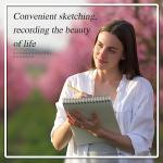 20 Pcs 5.5'' x 8.5'' Top Spiral Bound Sketch Pad 30 Sheet Each(68lb/100gsm), Sketching Drawing Pad Artist Sketch Pad Kids Drawing Paper Art Sketchbook for Charcoal Graphite Painting