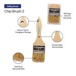 Pro Grade - Chip Paint Brushes - 36-Pack - 2 Inch Chip Brush for Paints, Stains, Varnishes, Glues, & Gesso