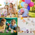 NUOLAN Crochet Kit for Beginners, Owl, Rabbit Crochet Kits for Kids and Adults Include Yarn, Step-by-Step Videos Tutorials, and a Crochet Hook - Crochet Animal Kit DIY Knitting Supplies