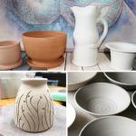 SMAPHY Natural Air-Dry Pottery Clay, All-Purpose Modeling Clay, Ceramic Clay for Pottery Wheel, Hand Building and Sculpting, Low Fire Baking, Great for All Skill Levels, 5 lbs(White)