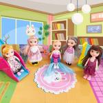 Huang Cheng Toys 6.3" Mini Girl Dolls, Include 10 Sets Handmade Doll Clothes, 5 Sets 6.3" Small Girl Dolls, 5 Pairs of Shoes