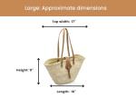 FRENCH BASKET straw bag with leather handles beach bag, straw bag, market basket, Moroccan Basket, Crossbody Bag, Summer Bag