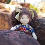 BlissfulPixie Easter Gift Waldorf Doll Handmade Rag Doll - Plush Doll Birthday Gift with Beautiful Gift Box-Olivia 12"