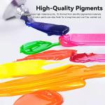 Paul Rubens Oil Paint, 20 Bright Oil Colors with High Saturation, 50ml Large Capacity Tubes, Faster Drying Time with Creamy Texture and Consistency for Artists, Students, Beginners