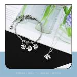 JIALEEY 100PCS Hand Shaped Charms Hand Made Tag Signs Charms Carved Silver Tone for Fashionable Jewelry Making Charms Findings Crafting Sewing