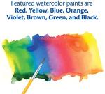 Crayola Washable Watercolors, 12 Paint Sets for Kids, School Supplies Bulk, 8 Vibrant Colors
