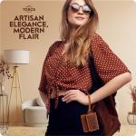 Handmade Wristlet Wallets for Women, Western Floral Leather Small Credit Card Holder with Zipper, Minimalist & Cute Coin Pouch, Genuine Leather, Camel