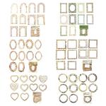 60 Cutout Lace Scrapbook Paper - Aesthetic Room Décor