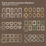 60 Cutout Lace Scrapbook Paper - Aesthetic Room Décor