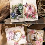 60 Cutout Lace Scrapbook Paper - Aesthetic Room Décor