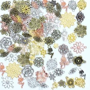 Assorted Metal Charms for Scrapbooking - 100g