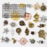 Assorted Metal Charms for Scrapbooking - 100g