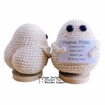 AGOGANDEDC Emotional Support Pickle Knitted Toy Handmade Emotional Support Pickled Cucumber Crochet Toys Positive Life Potato Desk Decor Funny Plush EDC Gadgets