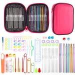 Dahuyoo Crochet Hooks Set For Home, 110 Piece Knitting & Crochet Supplies DIY Kits, Including Sewing Needles, for Needle for Beginners, and Seasoned Crochet Lovers