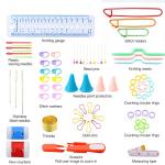 Dahuyoo Crochet Hooks Set For Home, 110 Piece Knitting & Crochet Supplies DIY Kits, Including Sewing Needles, for Needle for Beginners, and Seasoned Crochet Lovers