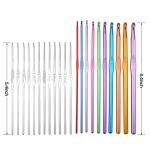Dahuyoo Crochet Hooks Set For Home, 110 Piece Knitting & Crochet Supplies DIY Kits, Including Sewing Needles, for Needle for Beginners, and Seasoned Crochet Lovers