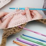 Dahuyoo Crochet Hooks Set For Home, 110 Piece Knitting & Crochet Supplies DIY Kits, Including Sewing Needles, for Needle for Beginners, and Seasoned Crochet Lovers