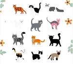 JACYUIG Cat Sewing Craft Kit DIY Kids Craft and Sew Set Kids Sewing Crafts for Girls and Boys Felt Sewing Craft Kit DIY Sewing Plush Animals for Beginner