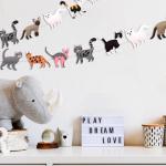 JACYUIG Cat Sewing Craft Kit DIY Kids Craft and Sew Set Kids Sewing Crafts for Girls and Boys Felt Sewing Craft Kit DIY Sewing Plush Animals for Beginner