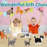 JACYUIG Cat Sewing Craft Kit DIY Kids Craft and Sew Set Kids Sewing Crafts for Girls and Boys Felt Sewing Craft Kit DIY Sewing Plush Animals for Beginner