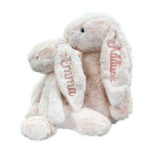 Personalised Custom Plush Bunny Custom Embroidered Easter Bunny First Easter Gift Personalised Easter Gift Plush Bunny With Child'S Name