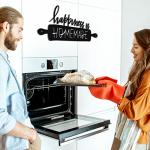 Funrous Kitchen Wall Art Decor Happiness Is Homemade Metal Sign Rustic Farmhouse Kitchen Decor Hanging Kitchen Decorative Signs and Plaques for Home Dining Garden Room 13.8 x 6.3 Inch (Black)