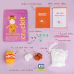 CROCKIT Crochet Kit for Beginners, Beginner Crochet Kit for Adults Kids, Crochet Stuffed Animal Kit, DIY Knitting Kit, Amigurumi Crochet Starter Kit（Deer/Giraffe）