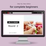 CROCKIT Crochet Kit for Beginners, Beginner Crochet Kit for Adults Kids, Crochet Stuffed Animal Kit, DIY Knitting Kit, Amigurumi Crochet Starter Kit（Deer/Giraffe）