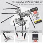 MARTCOLOR Drawing Sketching Pencils Set, 12 Pack Graphite Pencils(14B - 2H), Ideal for Drawing Art, Sketching, Shading, Artist Pencils for Beginners & Pro Artists
