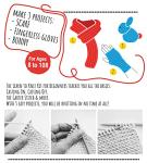 CraftLab Knitting Kit for Beginners, Kids Adults Seniors Includes All Knitting Supplies: Wool Yarn, Knitting Needles, Yarn Needle and Instructions – Fantastic DIY Gift Learn to Knit Arts & Crafts Kit