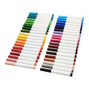 Amazon Basics Broad Line 40 Colors Washable Markers, Pack of 40, Multicolored