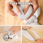 Air Dry Clay for Adults, Air-Dry Clay Starter Kit for Beginners Clay Kit, Home Made Pottery Set, DIY Air-Dry Clay Kit, Pottery Kit w/Paint Set, Varnish, 10 Paint, Brushes, Sponge